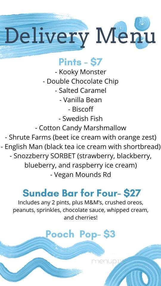 Treat Dreams - Ferndale, MI menu_pic
