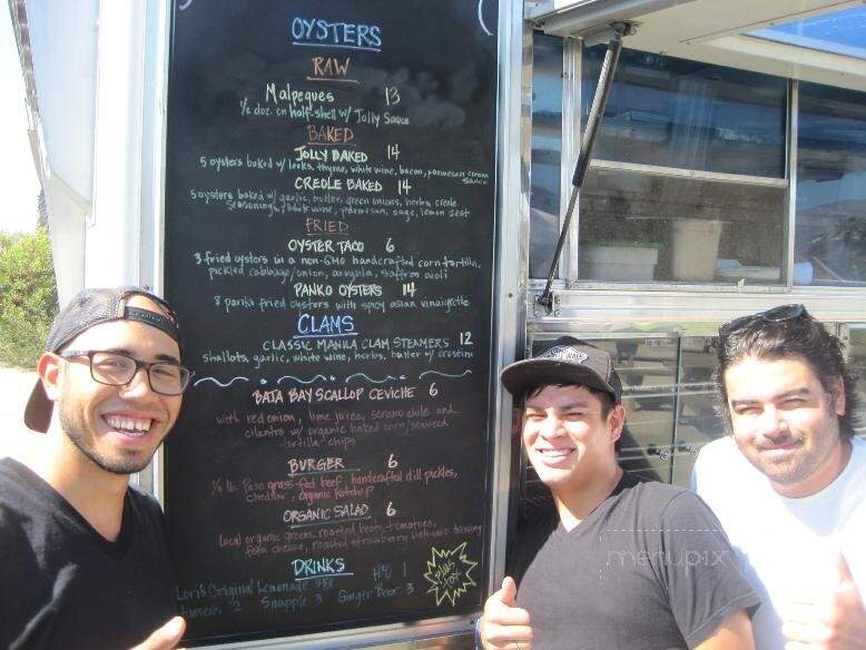 The Jolly Oyster - Food Truck - Ventura, CA menu_pic