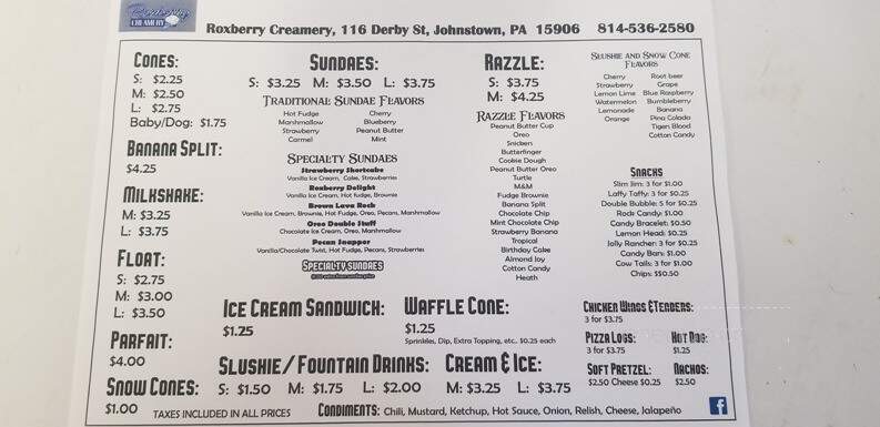 Roxberry Creamery - Johnstown, PA