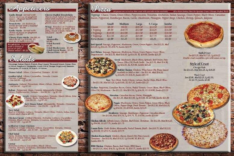 Joe's Pizza & Pasta - Vandalia, IL