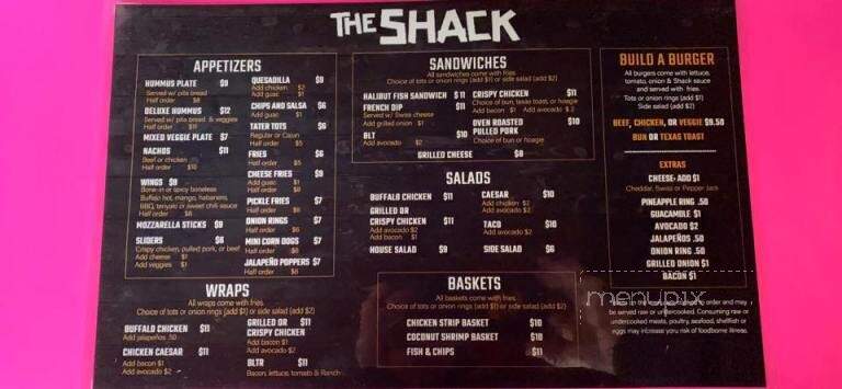 The Shack Bar Grill - Salem, OR