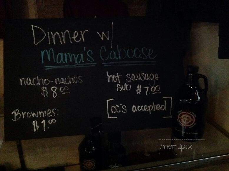 Mama's Caboose - Bridgewater, VA menu_pic