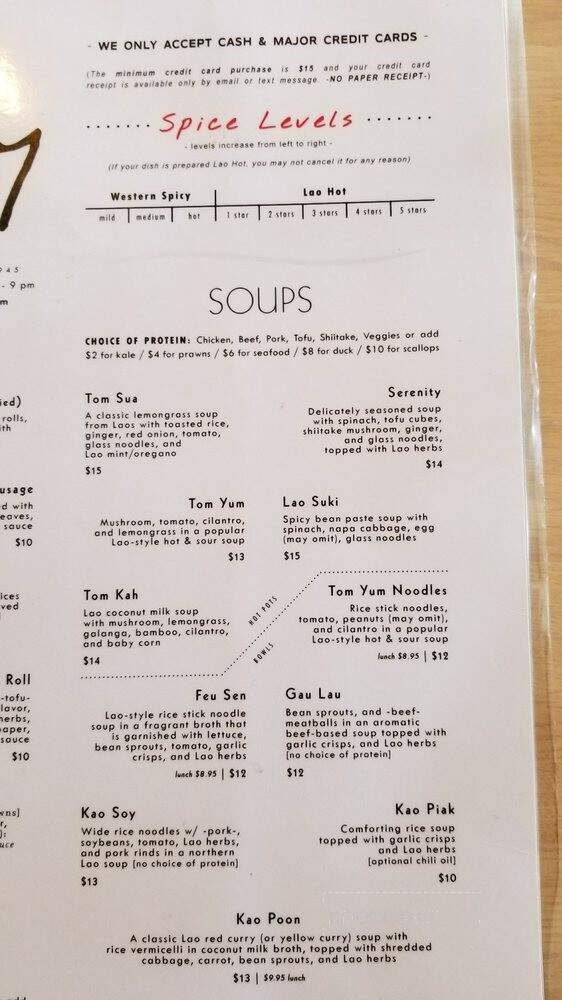 Panoy Bistro - Grass Valley, CA menu_pic