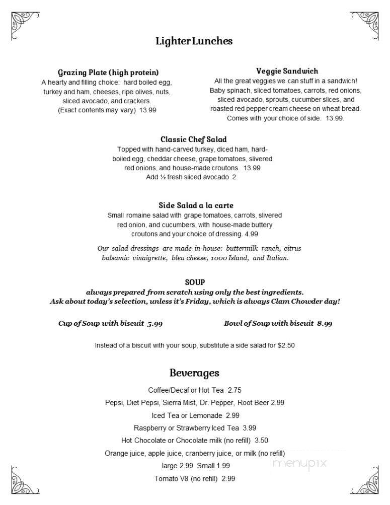 4th St. Cafe & Bakery - Orland, CA menu_pic
