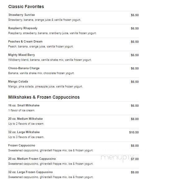 Hershey's Ice Cream - Leesburg, FL menu_pic
