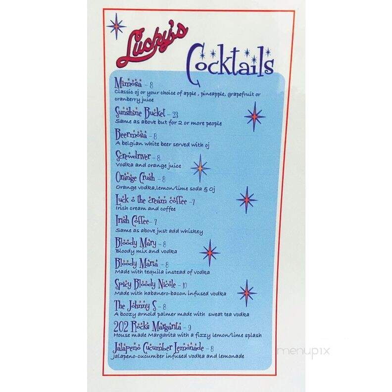 Lucky's Coffee Shop - Wilmington, DE menu_pic