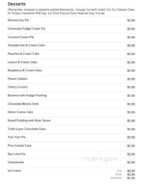 The Whistle Stop - Islamorada, FL menu_pic