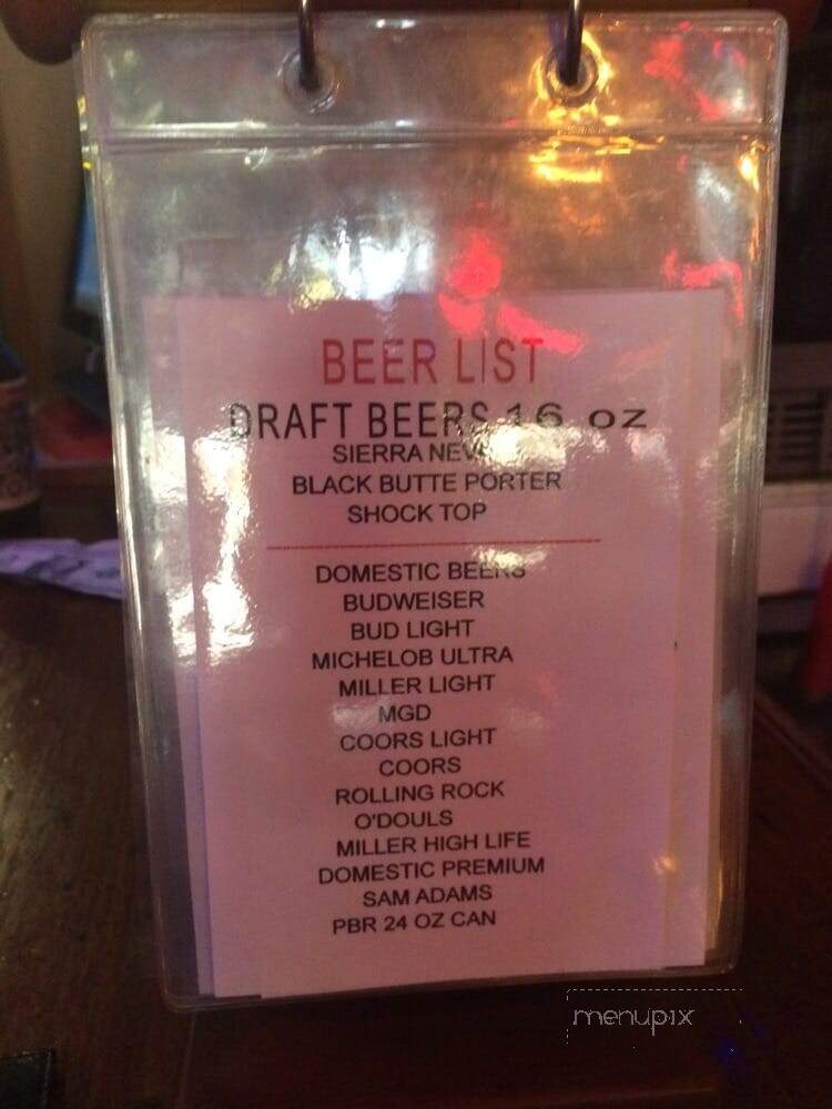 Marlin Club - Avalon, CA menu_pic