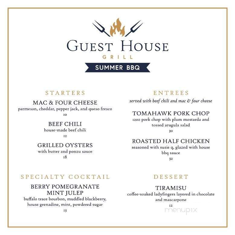 Guest House Grill - Atascadero, CA