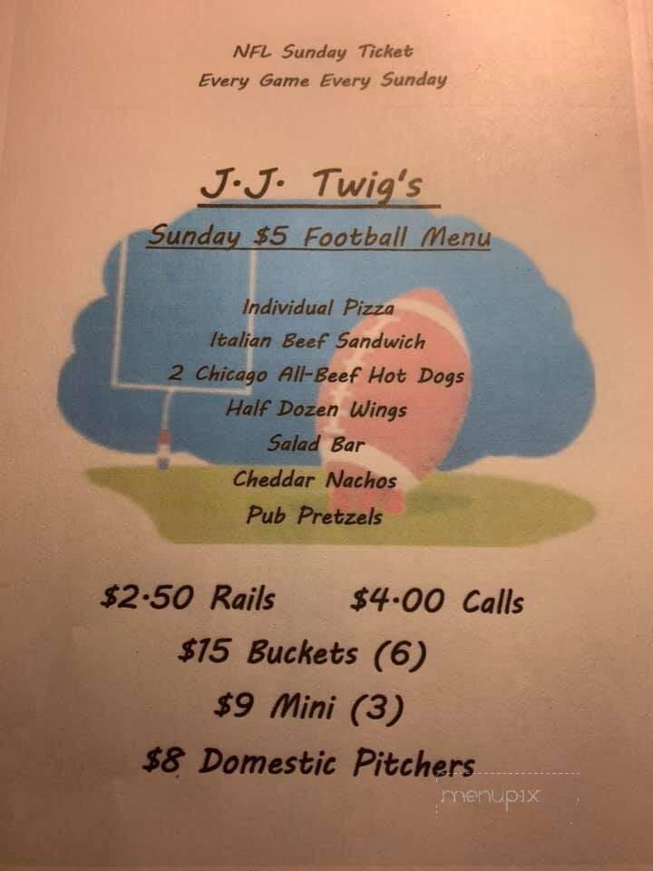 J J Twigs - Lake Ozark, MO menu_pic