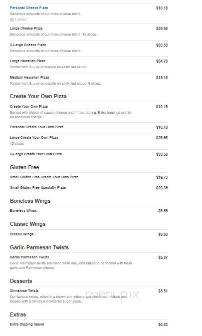 Round Table Pizza - Keizer, OR menu_pic