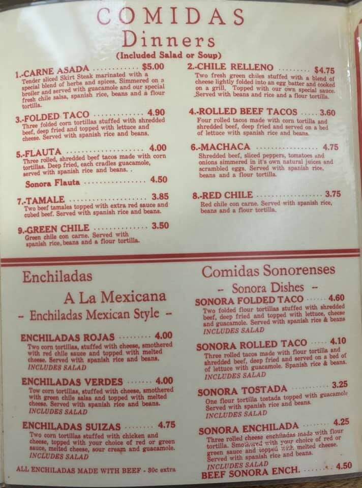 La Fonda Tortilla Factory - Yuma, AZ menu_pic