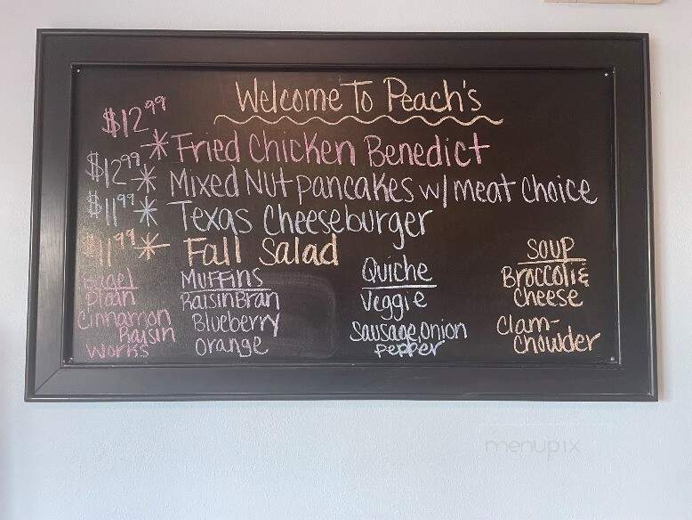 Peach's Restaurant - Ellenton, FL menu_pic