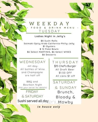 Snug Harbor - Grand Haven, MI menu_pic