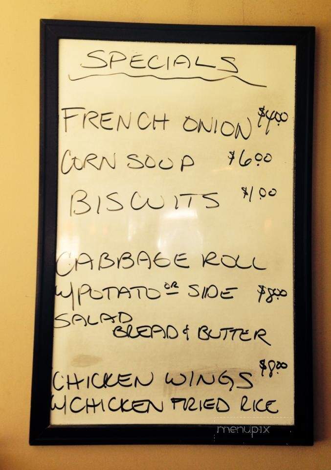 Erlind's Restaurant - Ohsweken, ON menu_pic