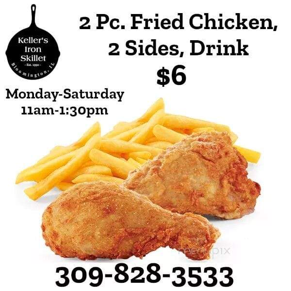 Keller's Iron Skillet - Bloomington, IL menu_pic