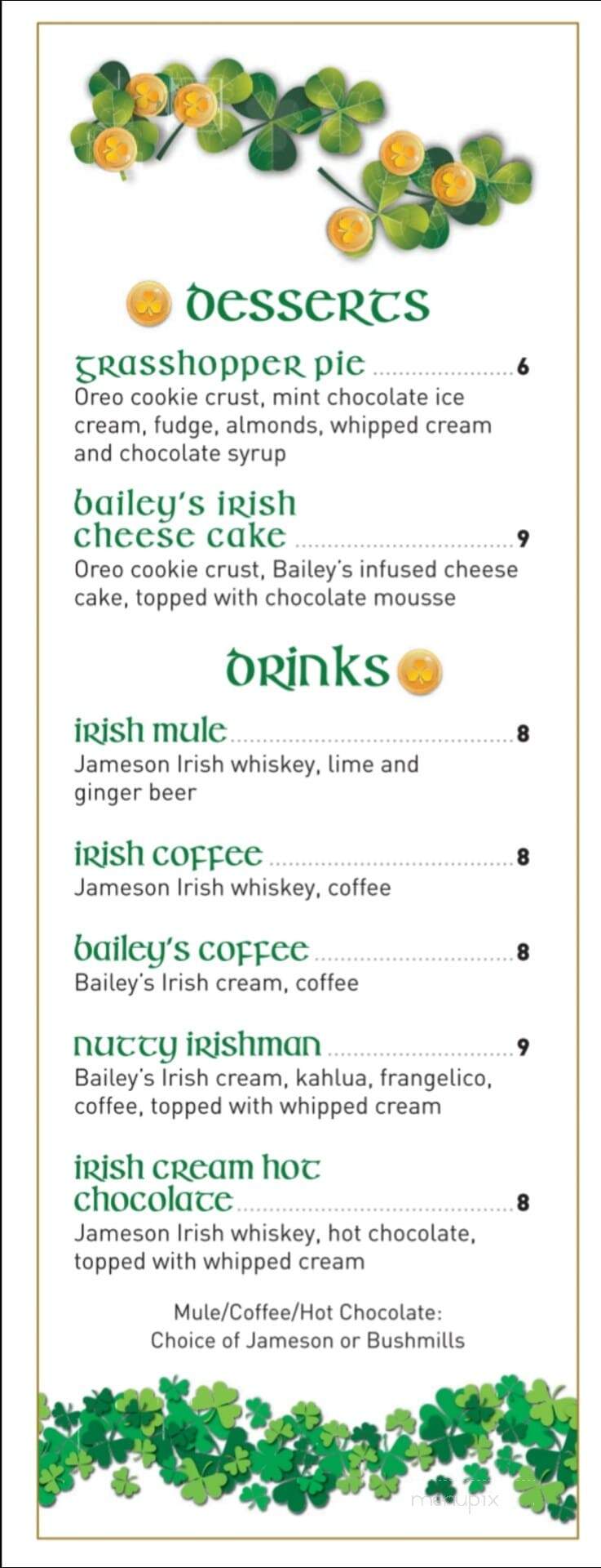 Tweeter's Bar & Grill - Okoboji, IA menu_pic