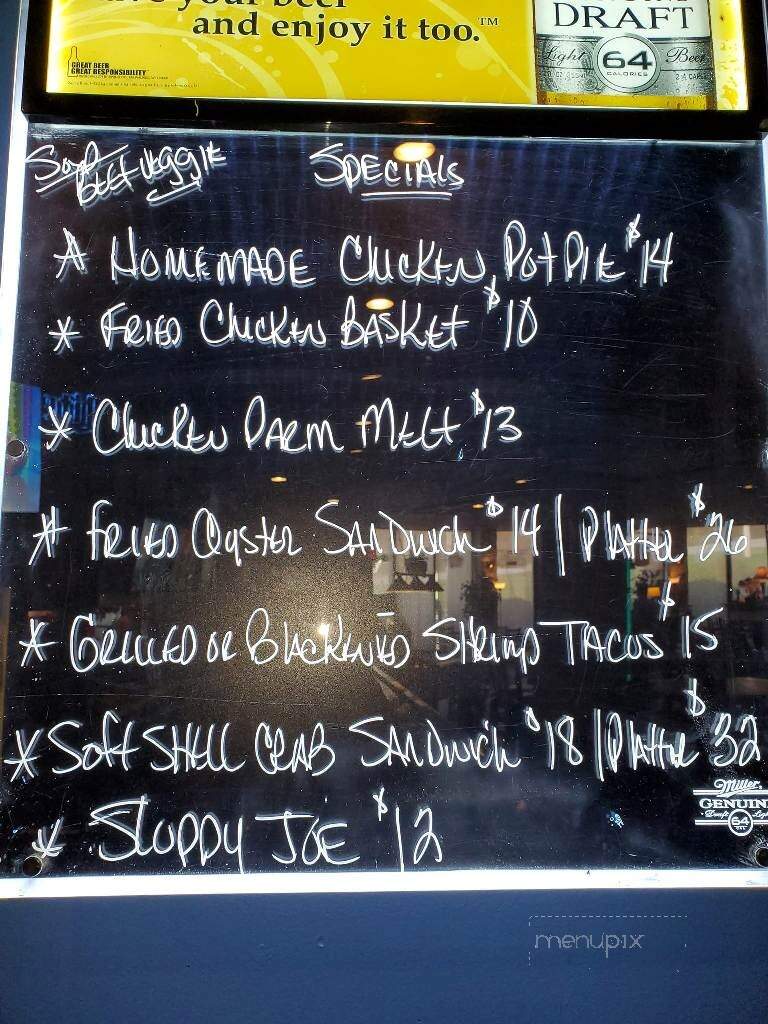 Grumpy's Bar & Grill - Aberdeen, MD menu_pic