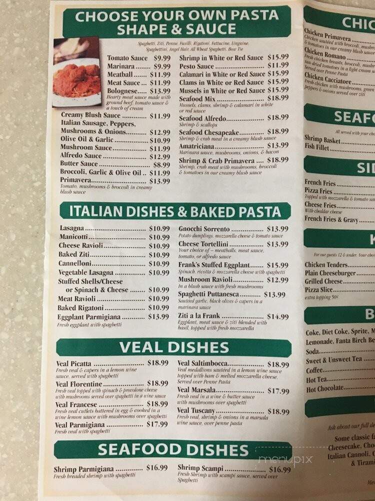 New York J & P Pizza - Damascus, MD menu_pic