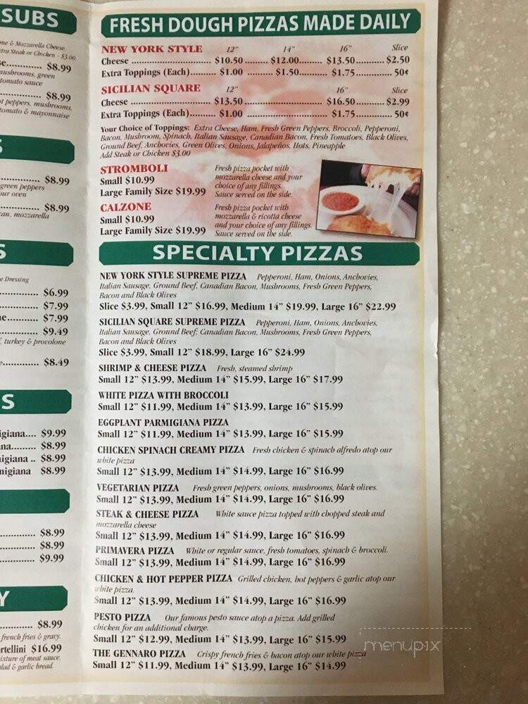 New York J & P Pizza - Damascus, MD menu_pic
