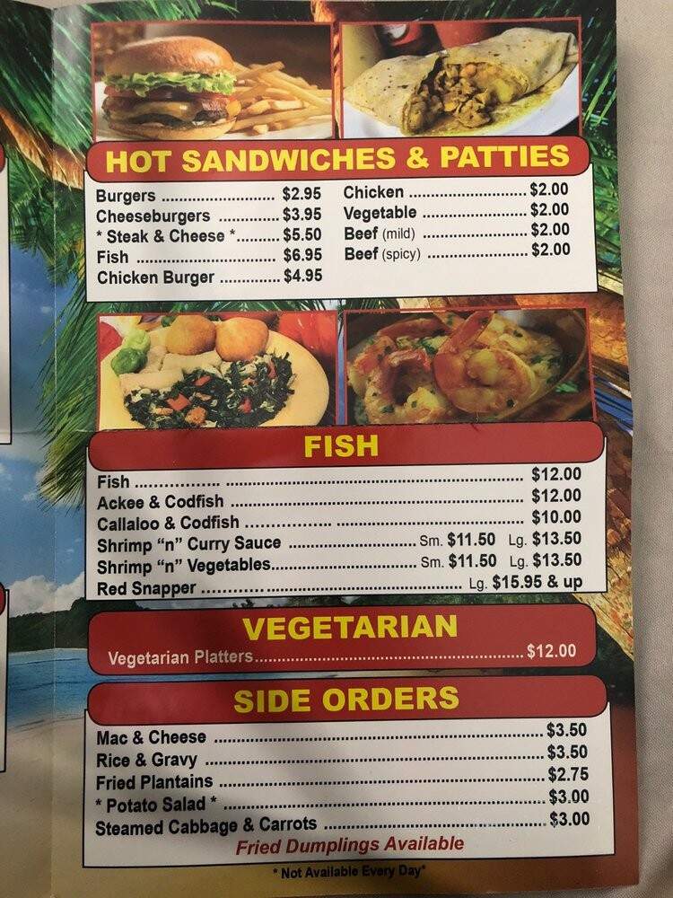 Hot Pot Caribbean Restaurant - Irvington, NJ menu_pic
