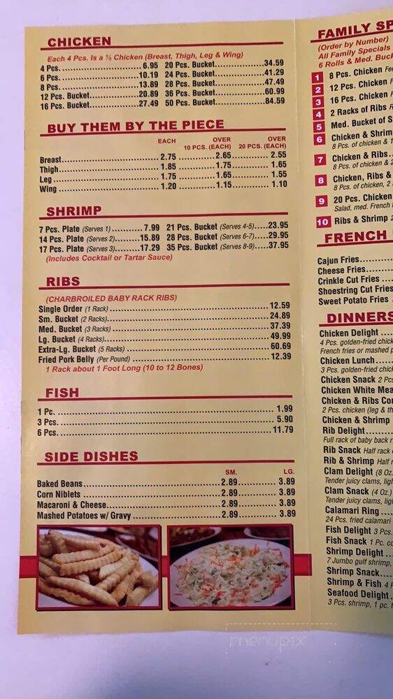 Chicken Delight - Dumont, NJ menu_pic
