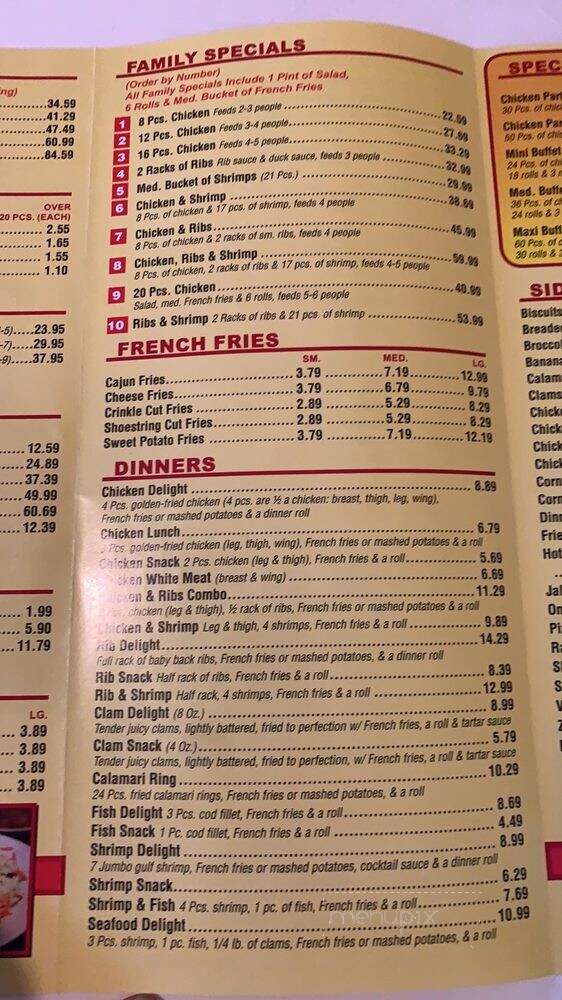 Chicken Delight - Dumont, NJ menu_pic