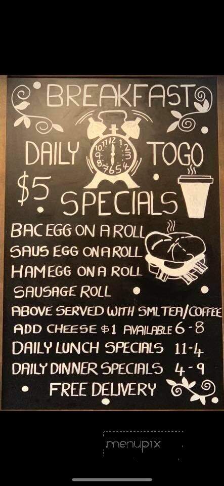 Irish Coffee Shop - Yonkers, NY menu_pic