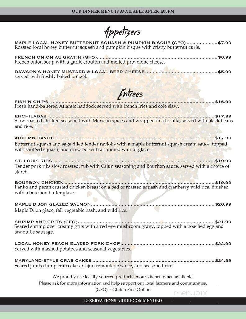Main Street Grill & Bakery - Afton, NY menu_pic