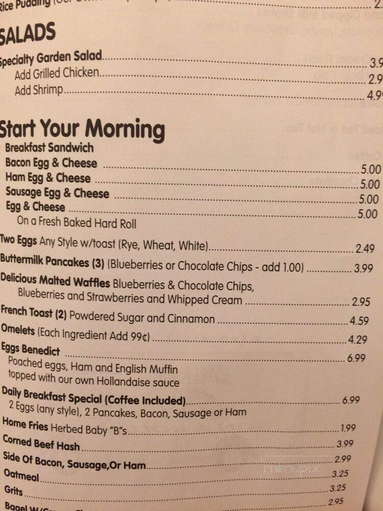 Mike's Restaurant - Schenectady, NY menu_pic
