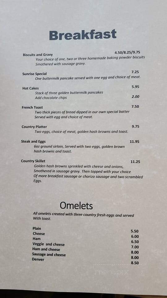 Country Cafe - Madison, SD menu_pic