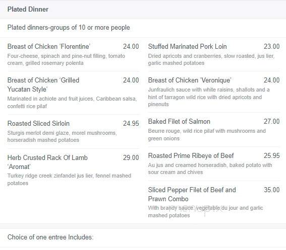 Valiant Vineyards Winery - Vermillion, SD menu_pic