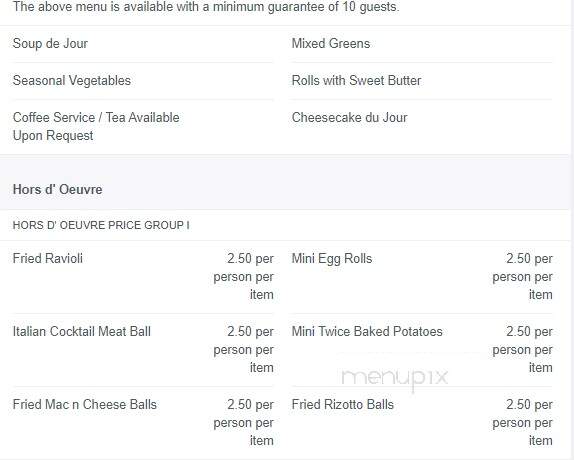 Valiant Vineyards Winery - Vermillion, SD menu_pic