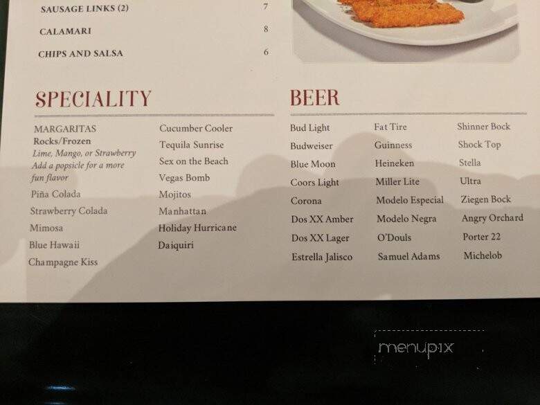 Edge Of Texas Steakhouse - El Paso, TX menu_pic