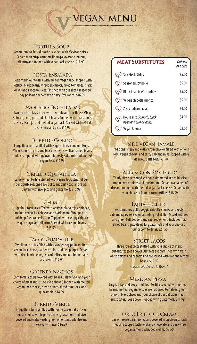 El Sarape Mexican Restaurant - Shelton, WA menu_pic
