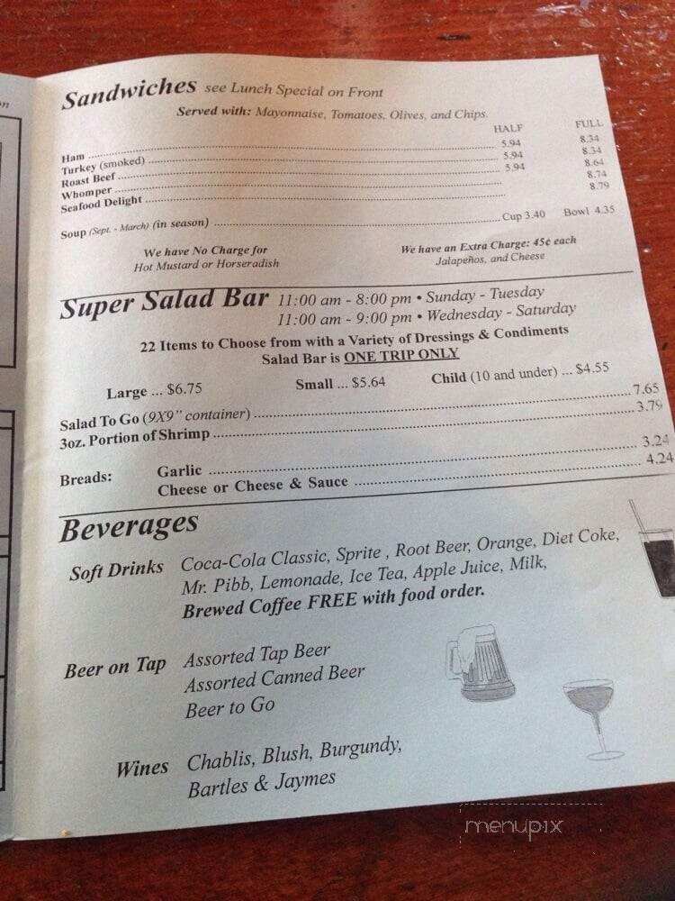 Hubby's Pizza - Kennewick, WA menu_pic