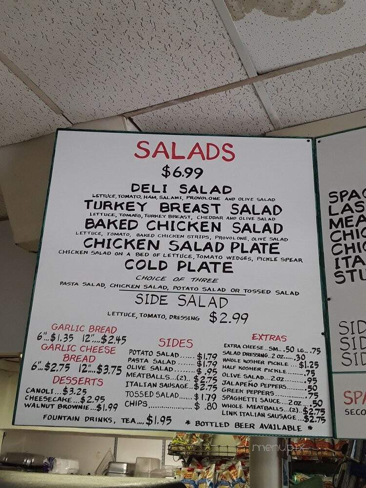 Ranelli's Deli & Cafe - Birmingham, AL menu_pic