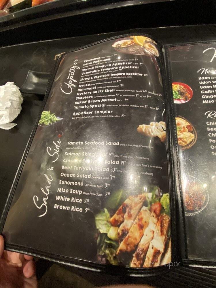 Yamato Japanese Restaurant - Grover Beach, CA menu_pic