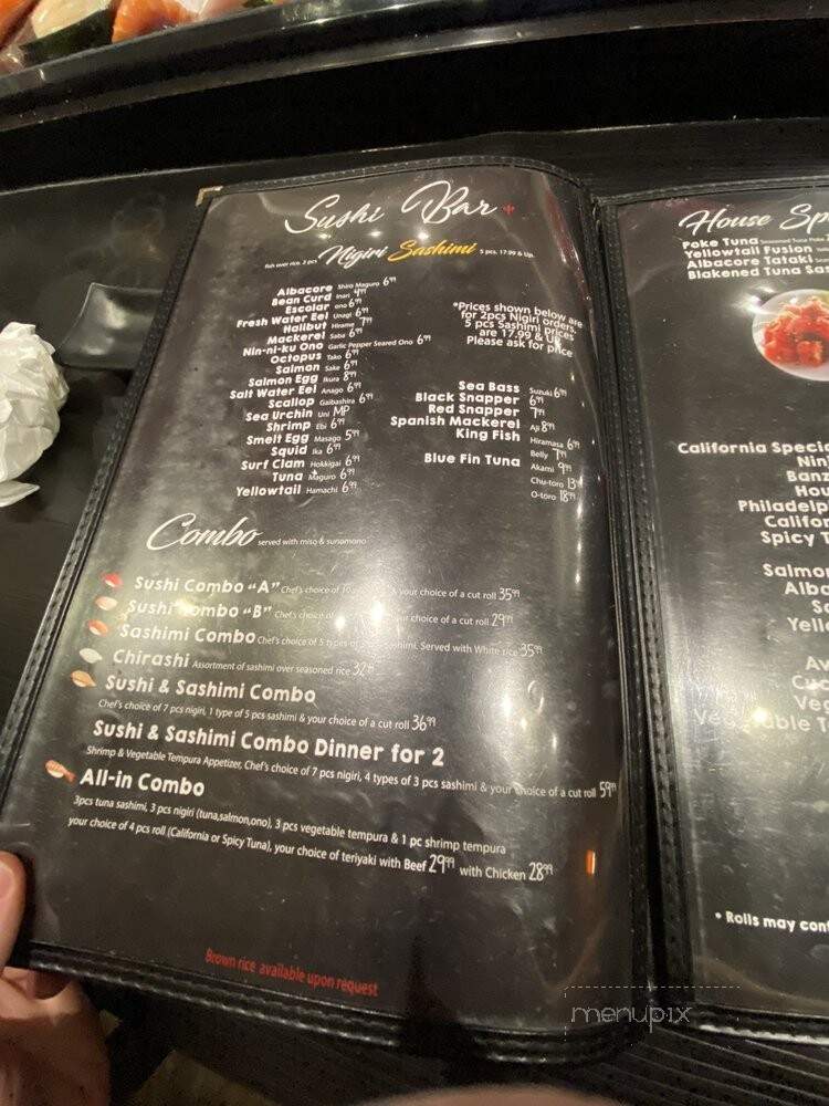 Yamato Japanese Restaurant - Grover Beach, CA menu_pic