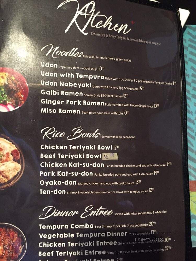 Yamato Japanese Restaurant - Grover Beach, CA menu_pic