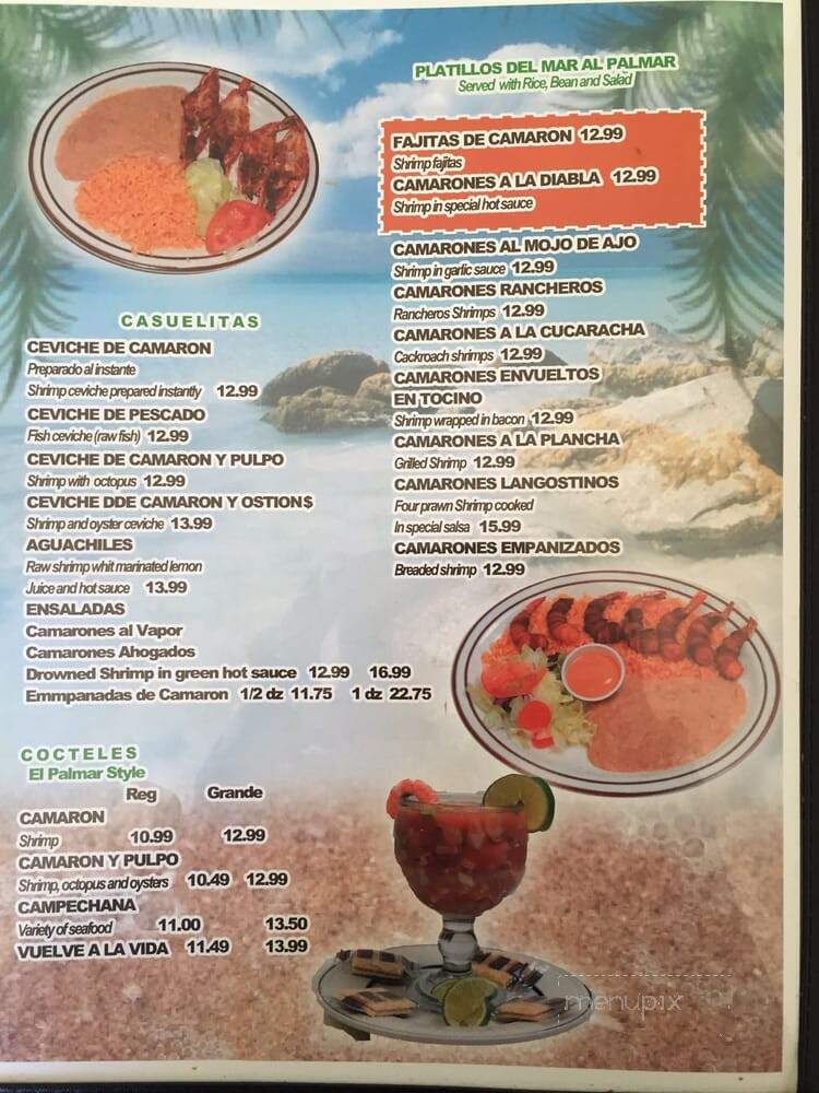 Mariscos El Palmar - Lompoc, CA menu_pic