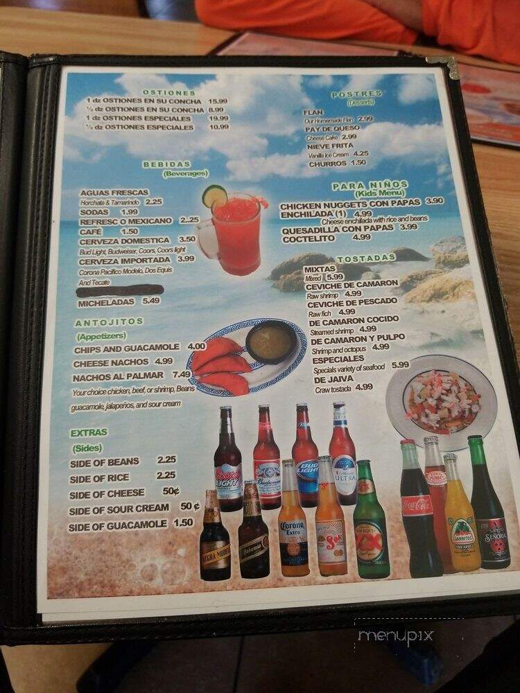 Mariscos El Palmar - Lompoc, CA menu_pic