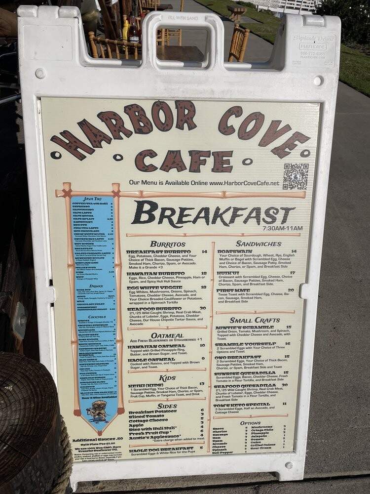 Harbor Cove Cafe - Ventura, CA menu_pic