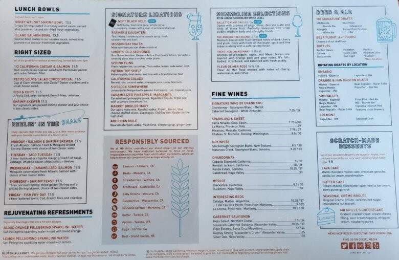 Market Broiler - Huntington Beach, CA menu_pic