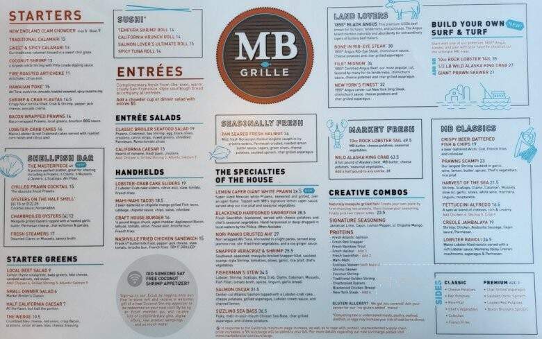 Market Broiler - Huntington Beach, CA menu_pic