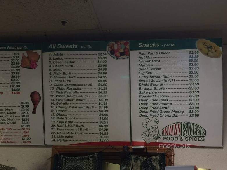 Indian Sweets Food & Spices - Ceres, CA menu_pic