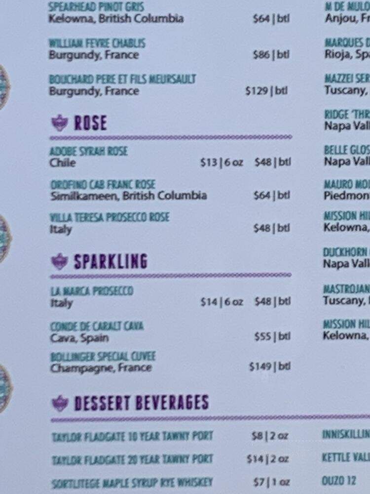 The Raven Bistro - Jasper, AB menu_pic