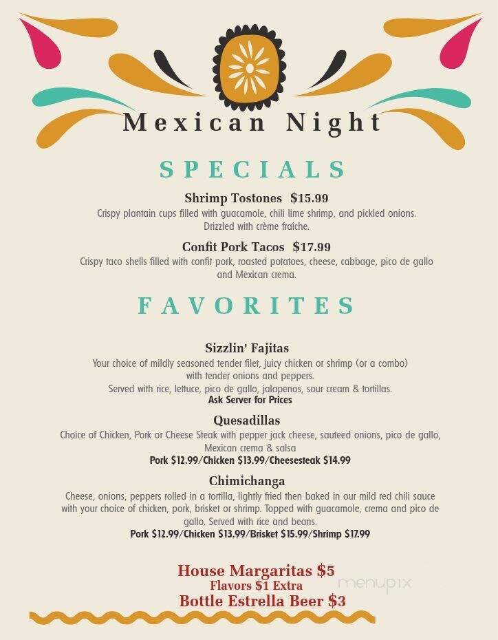 The West End - Quakertown, PA menu_pic