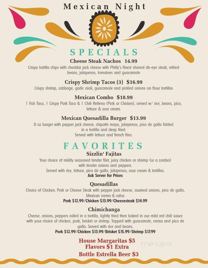 The West End - Quakertown, PA menu_pic