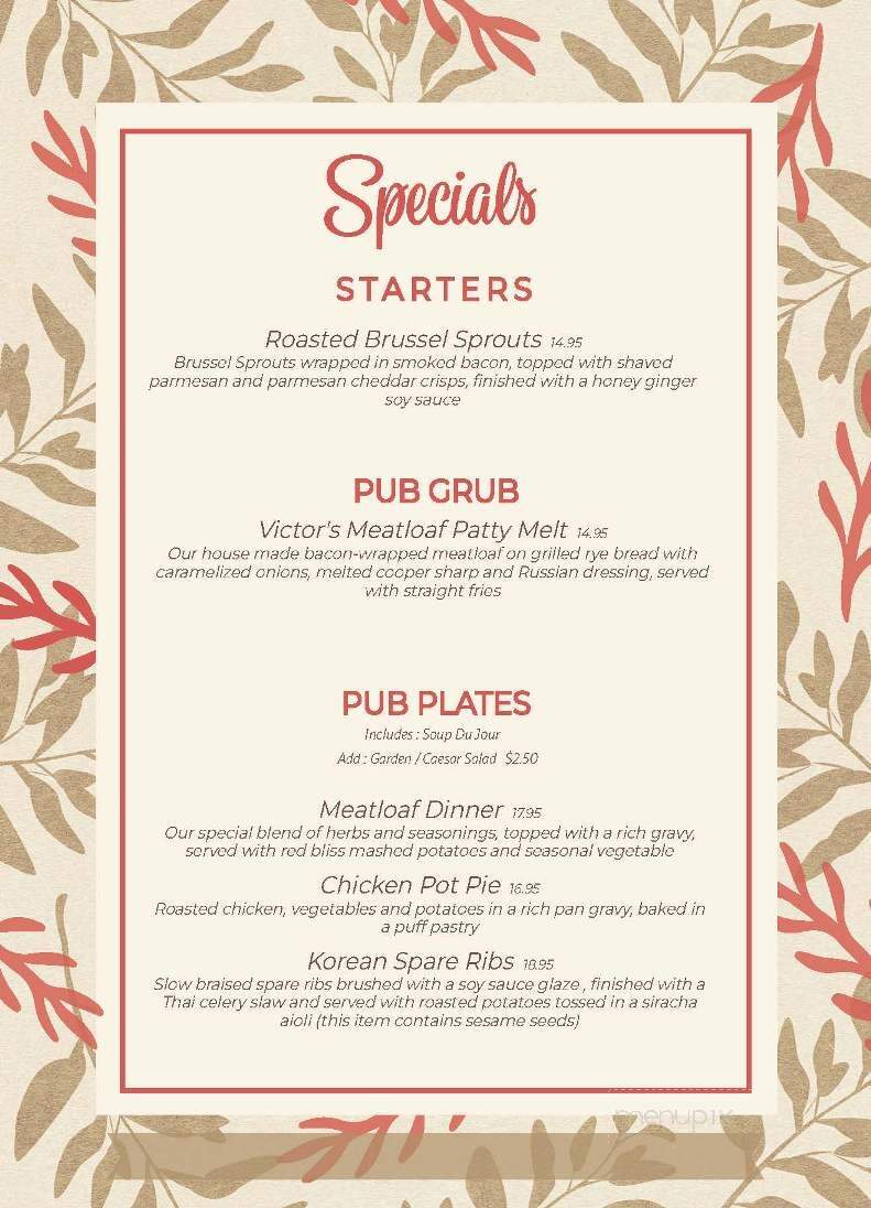 The West End - Quakertown, PA menu_pic